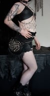 Hellbent Metal Queen Black Fringe Purse/Hip bag