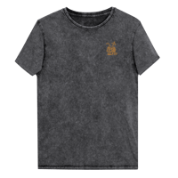 Image 1 of Embroidered Tiki Skull Tee