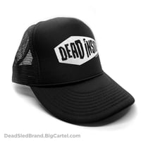 Image 2 of Dead Sled Dead Inside Black Trucker Hat
