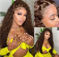 Image 2 of Deep Wave Lace Front Wig 