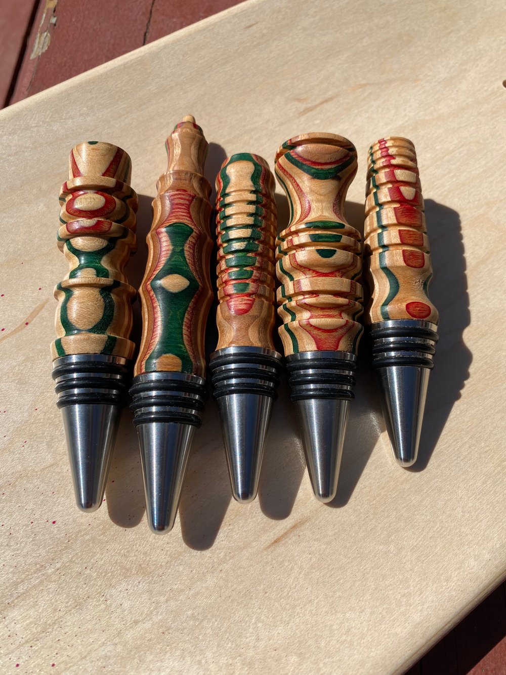 Bottle Stoppers - Made From Recycled Skateboards