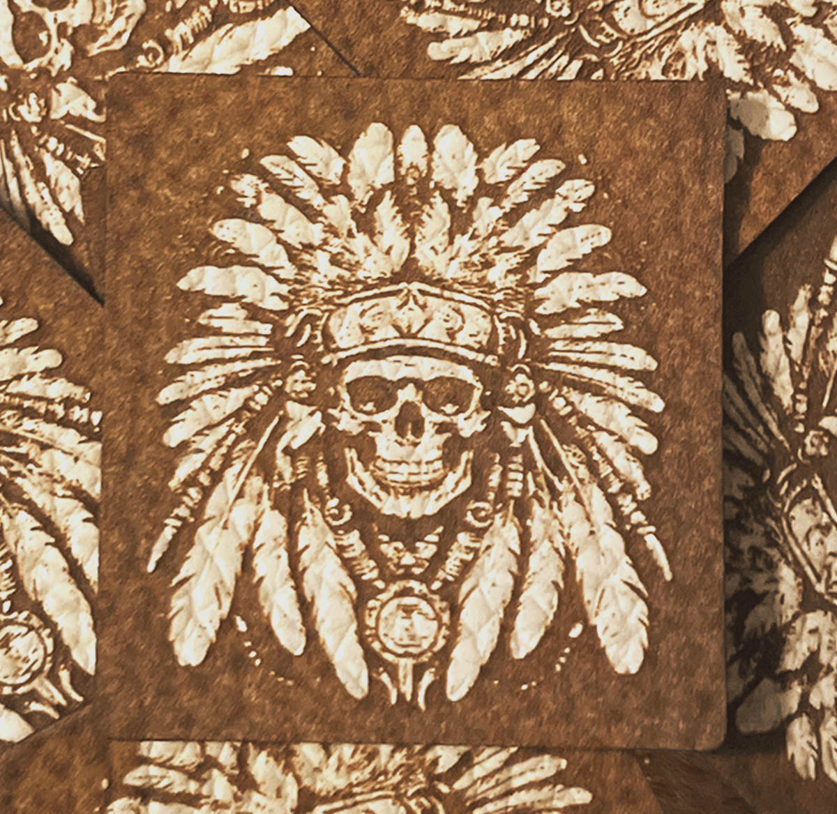 Image of Native American Faux Leather Patch