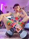 VANDALS 2.0’ fluffy leg warmers 