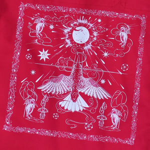 Image of bóicá souvenir red tote bag