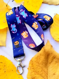 Image 1 of Halloween Cats Lanyard