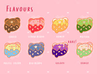 Image 2 of Donut Bear Enamel Pin Gashapon