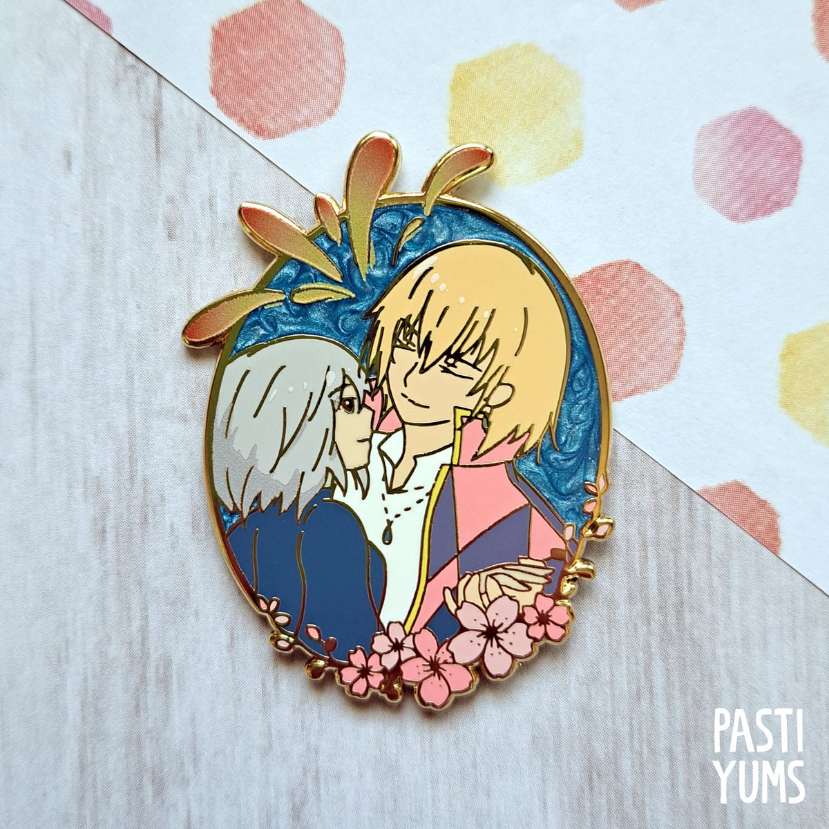 Studio Ghibli Howl high quality and Sophie Enamel Pin