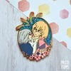 Ghibli Couple Portraits Enamel Pins