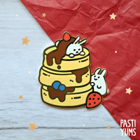Image 2 of Pastiyums Bakery Bunny Treats Enamel Pins