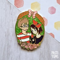 Image 4 of Ghibli Couple Portraits Enamel Pins
