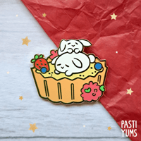 Image 3 of Pastiyums Bakery Bunny Treats Enamel Pins
