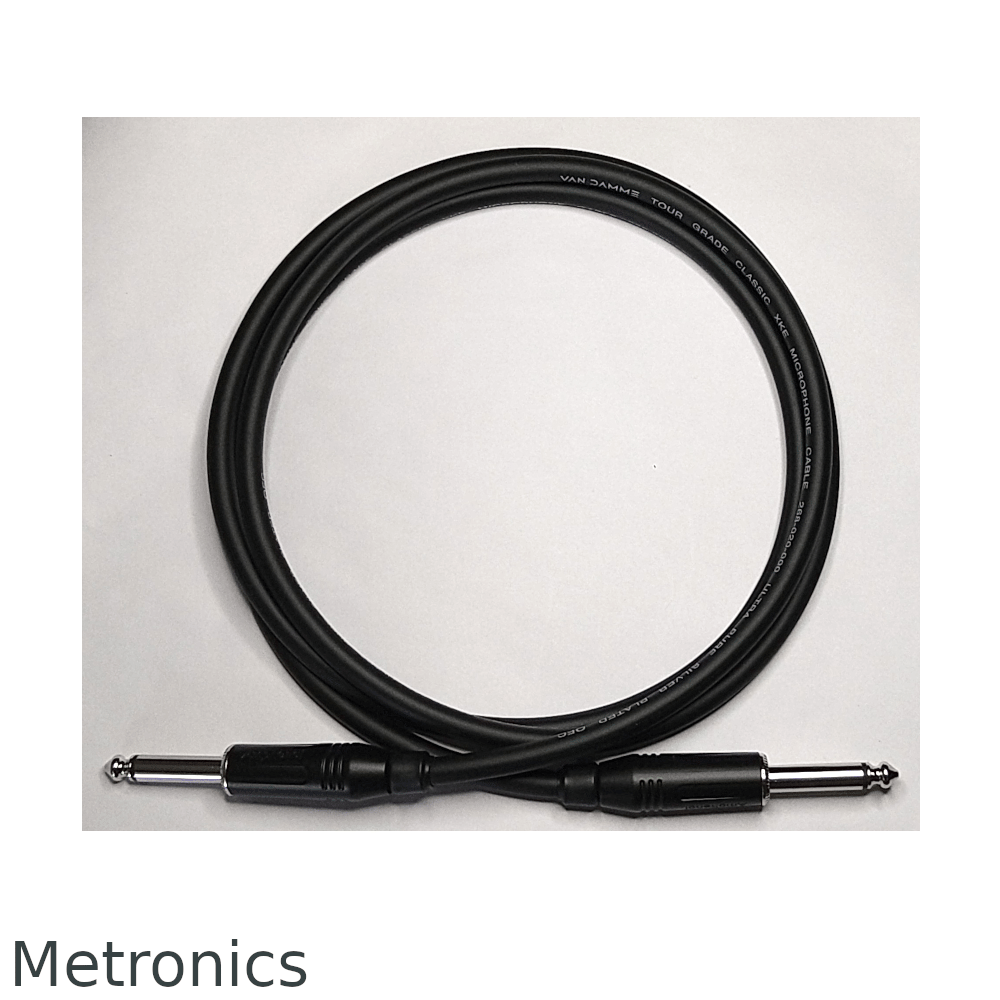 Heavy Duty Standard Guitar Cable - Handmade Custom Length JACK TO JACK