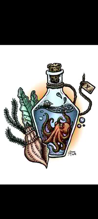 Image 1 of Death in a bottle (colour A4 size) 