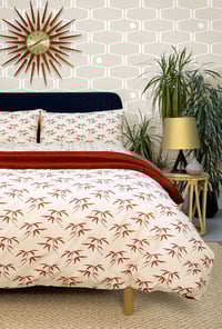 Image 2 of Lucky Lantern Duvet Cover Set - Harvest Orange