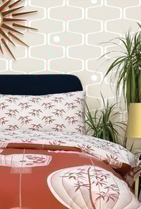 Image 4 of Lucky Lantern Duvet Cover Set - Harvest Orange