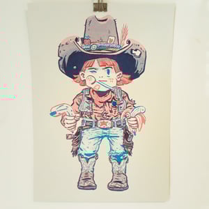 Peel 'Em Up! A4 Riso Print