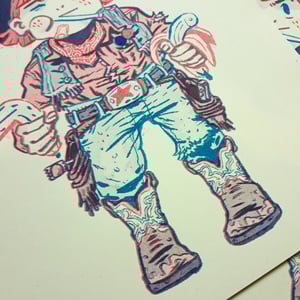 Peel 'Em Up! A4 Riso Print