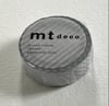 Stripe Silver mt Washi Tape
