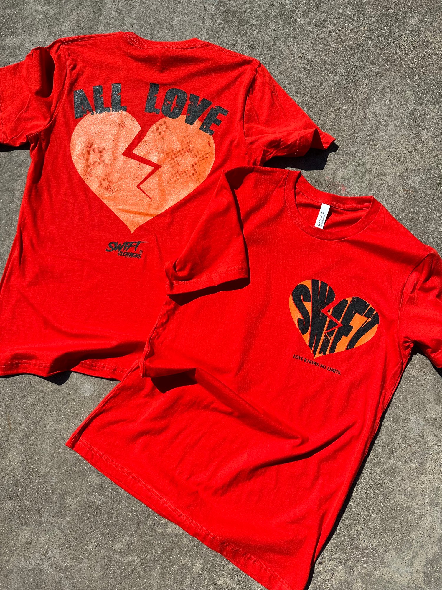 Image of Poppy Red "All Love" Tee