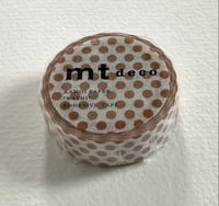 Image 1 of Dot Milk Tea mt Washi Tape