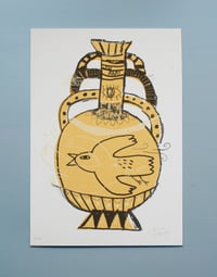 Image 1 of Little Bird Amphora Screenprint