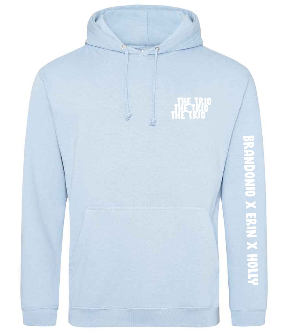 Image of BLUE HOODIE (INCLUDES FREE WATER BOTTLE)