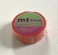 Image 1 of Fluo Pink & Green mt Washi Tape