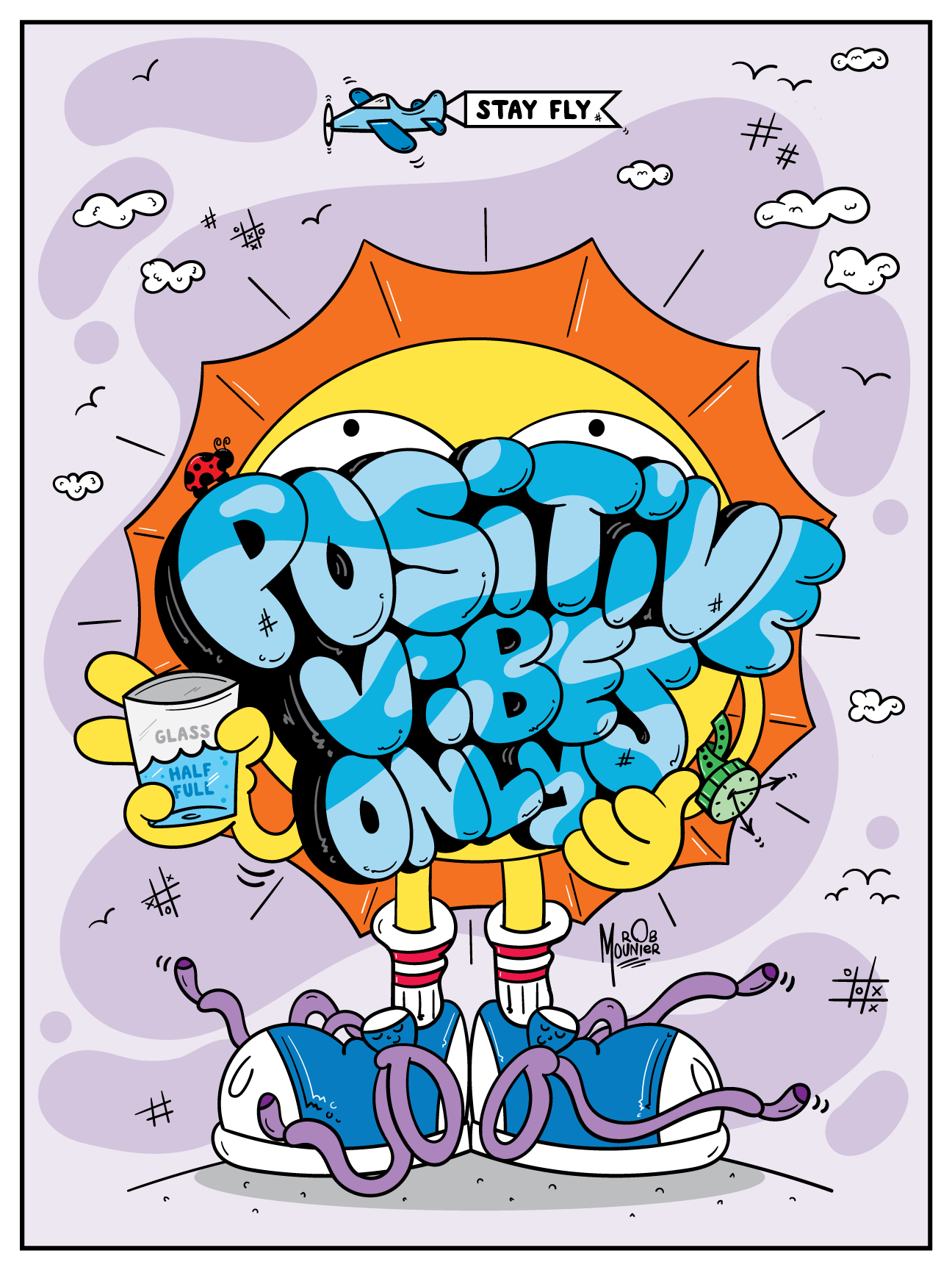 Image of "Positive Vibes Only" Poster
