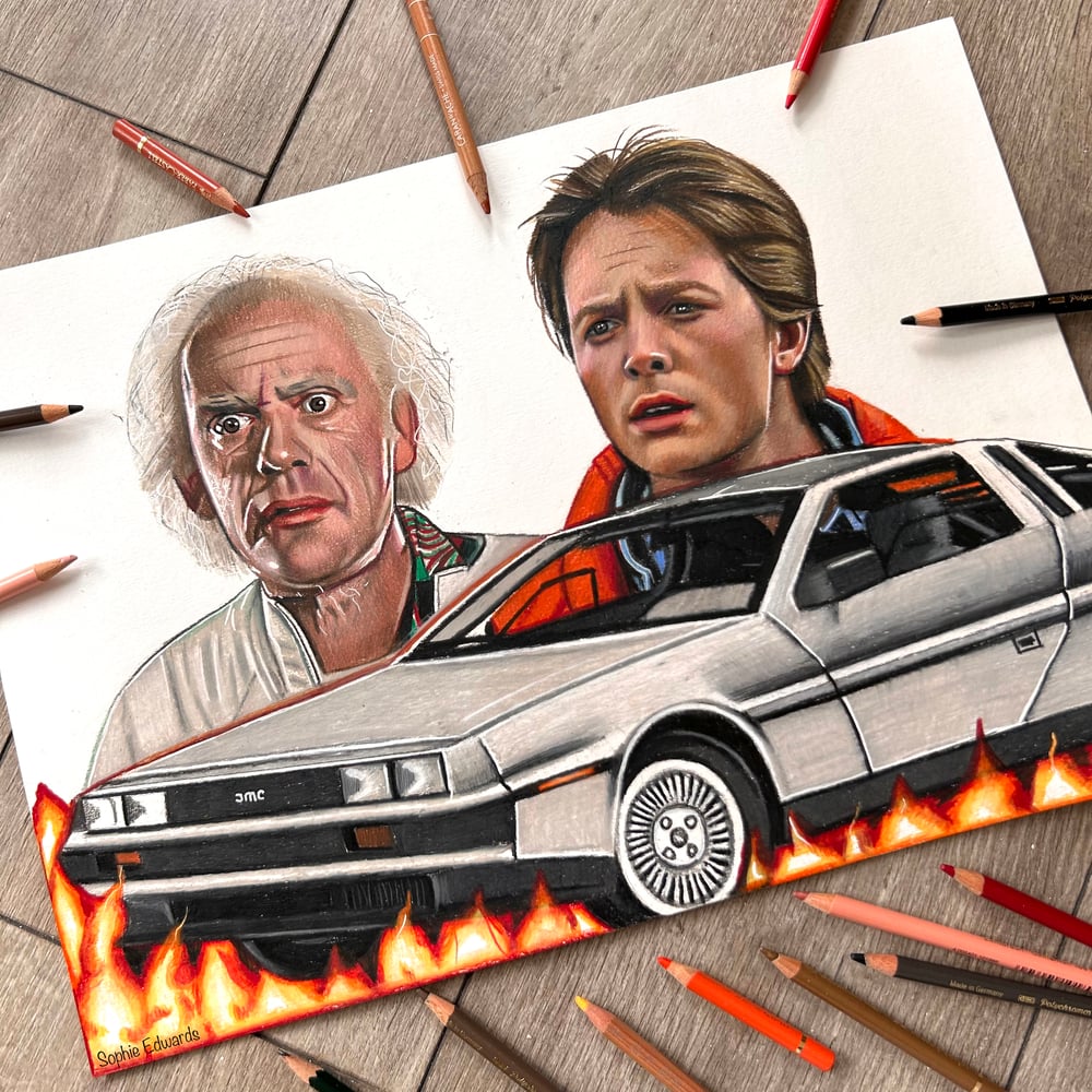 Image of LIMITED EDITION Back To The Future PRINT