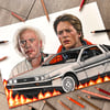 10 LIMITED EDITION Back To The Future PRINT