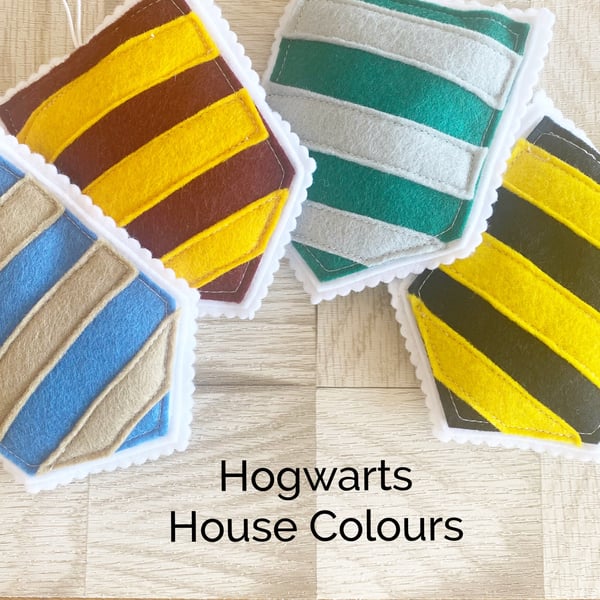Image of Hogwarts House Colour Pennants