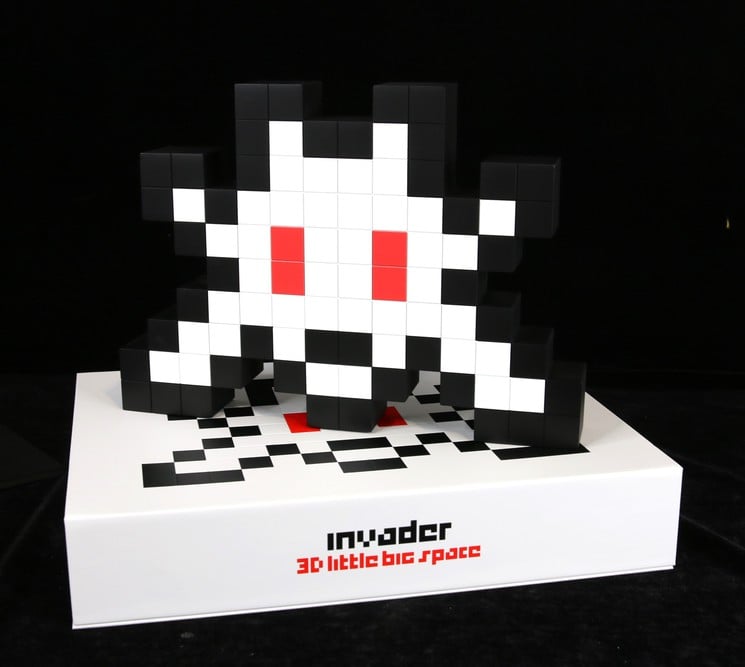 Space Invader Sculpture 3D Little Big Space - Musart | Collection 