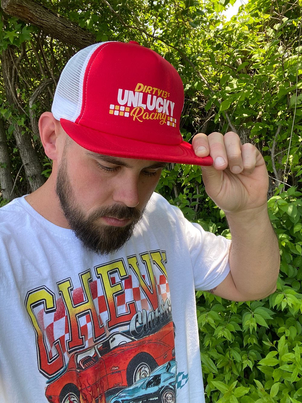 Image of Unlucky Racing Trucker Hats
