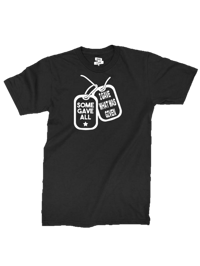 Image 1 of White Some Gave All Dog Tag T-Shirt