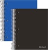 Oxford Spiral Notebooks, 3-Subject, College Ruled Paper, Durable Plastic Cover, 150 Sheets, 3 Divide