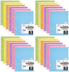 Mead Spiral Notebook, 24 Pack of 1-Subject College Ruled Spiral Bound Notebooks, Pastel Color Cute s