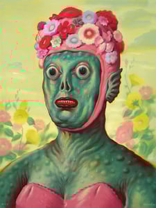 Image of "Merrina" oil painting