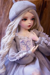 Cute bjd doll 60cm gifts for girl Silver hair Doll With Clothes Change Eyes Doris Dolls