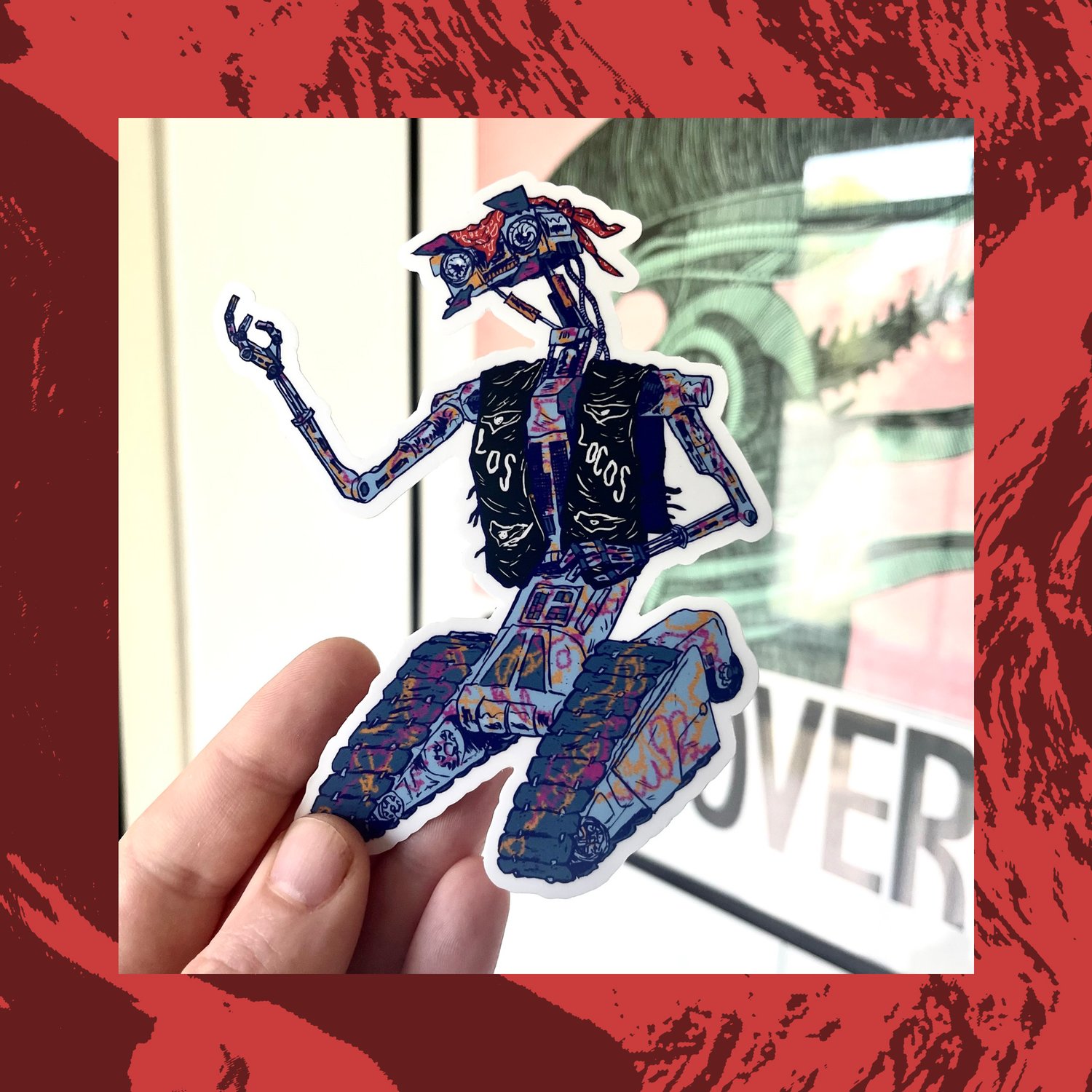 JOHNNY-5 STICKER | FESTER & FLOURISH