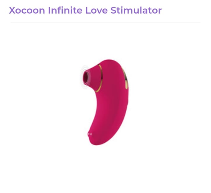 Image of Xocoon Infinite Love Stimulator