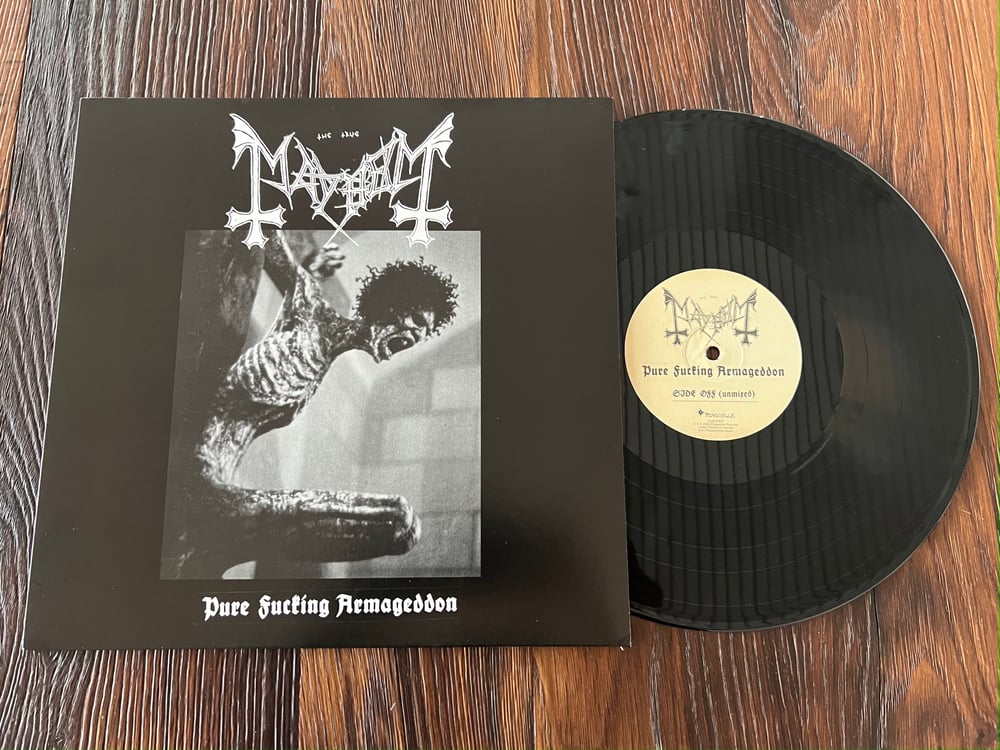 Mayhem - PURE FUCKING ARMAGEDDON Black VINYL