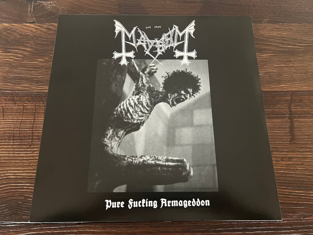 Mayhem - PURE FUCKING ARMAGEDDON Black VINYL