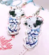 LAST CHANCE ♡ Playful Puppy Acrylic Phone Charm Keychain