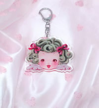 Image 1 of Miss Medusa Acrylic Charm Keychain