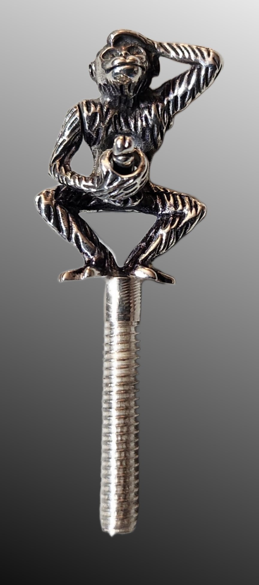 "The Signifying Monkey" Sterling Silver (925) Contact Screw 