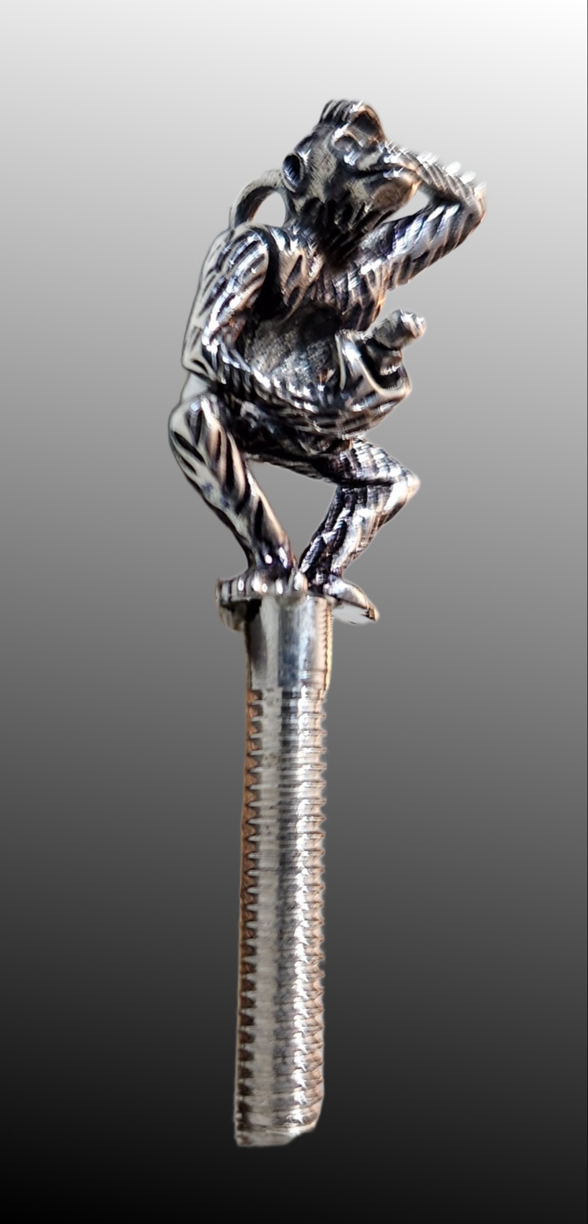 "The Signifying Monkey" Sterling Silver (925) Contact Screw 