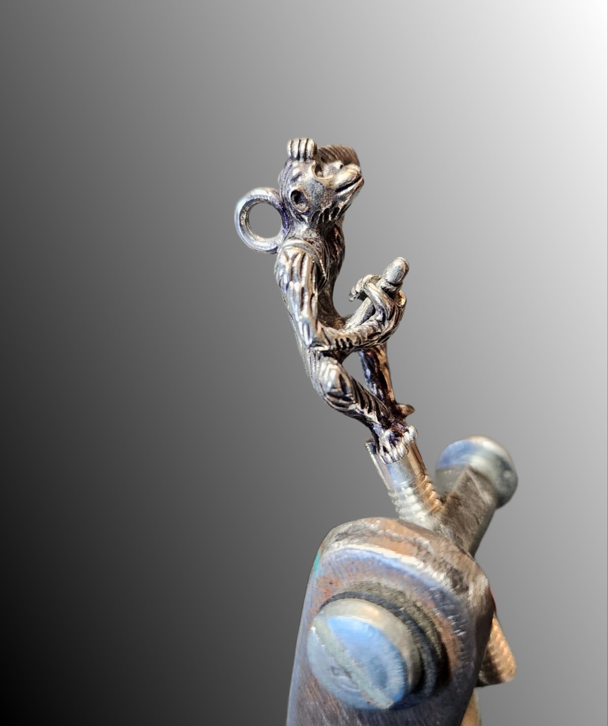 "The Signifying Monkey" Sterling Silver (925) Contact Screw 
