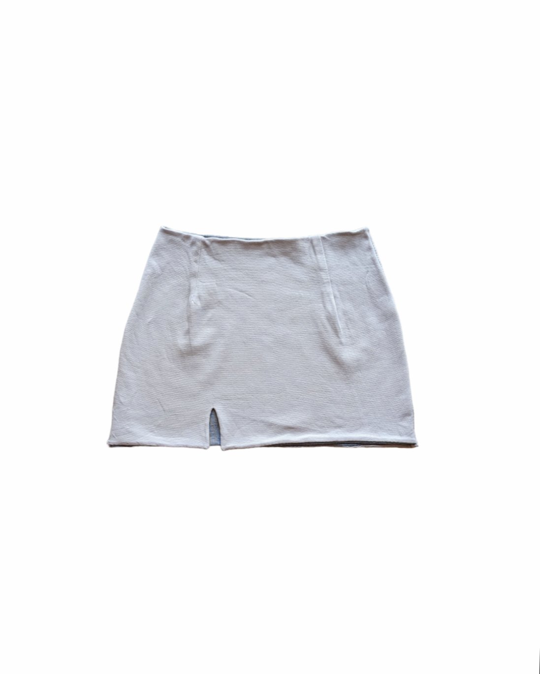 Image of CATCALL: THE REVERSIBLE MINI SKIRT in STONE