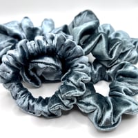 Image 1 of Blue Velvet Scrunchie