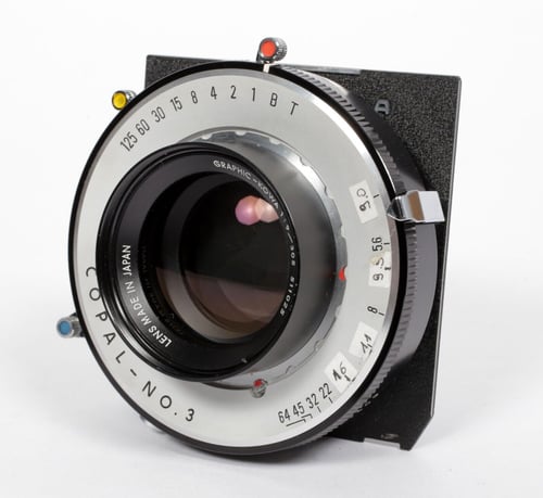 Image of Graphic Kowa 305mm F9 Lens in Copal #3 Shutter (covers 11X14 and more) #025